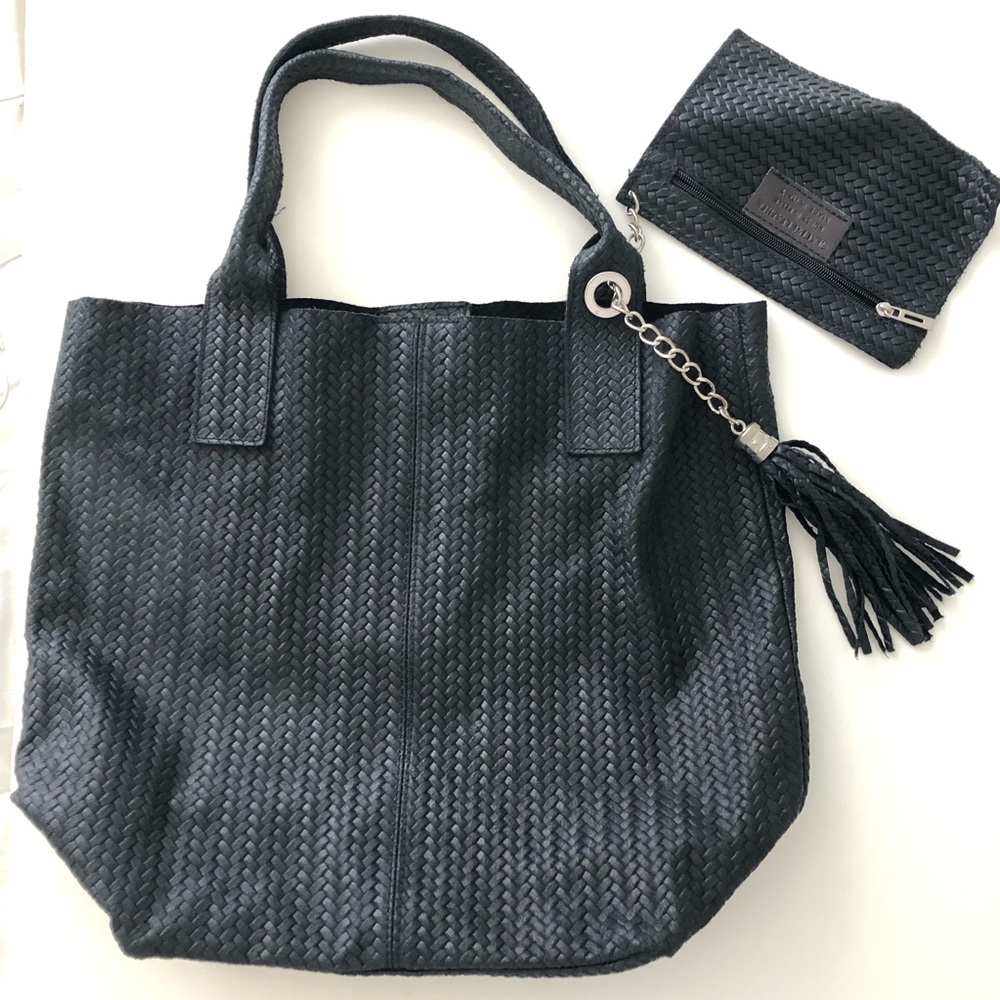 Made in Italy leather tote bag